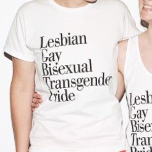 NWT American Apparel LGBT Pride T-Shirt
